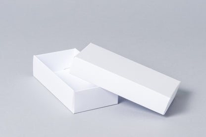 Dāvanu kaste no balta kartona 100x50x25 mm